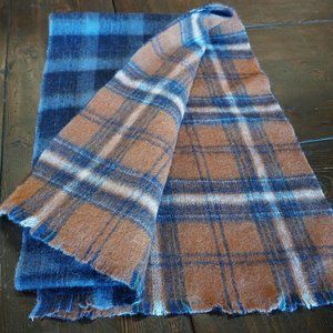 Nwot Pendleton Long Reversible Scarf Blue/Orange … - image 1